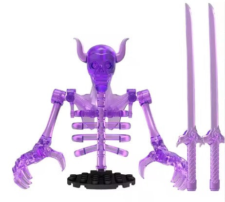 Susanoo LEGO minifigure, anime guardian custom figure, blue spirit samurai minifig, Naruto inspired minifigure, fan-made anime brick toy, armored energy minifig, LEGO compatible anime figure
