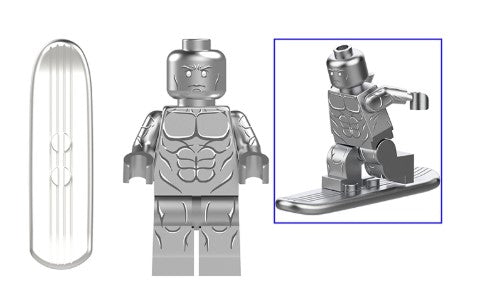 female silver surfer LEGO minifigure  