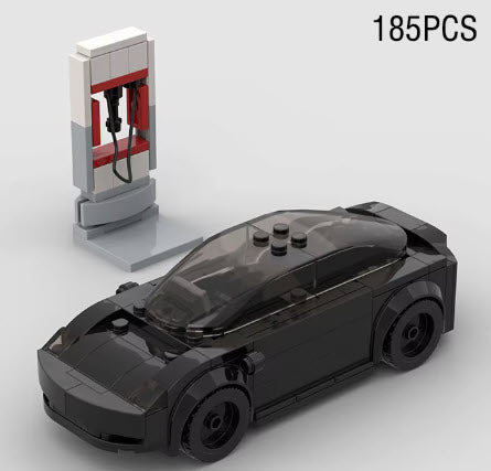 Tesla Car Custom LEGO Set - Futuristic Electric Vehicle Model for LEGO Fans