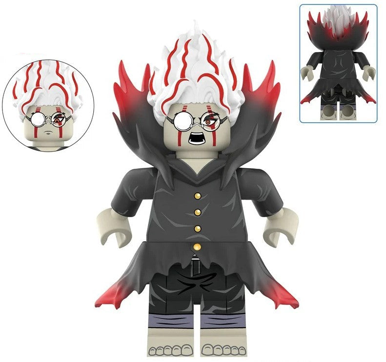 Takakura Ken style LEGO minifigure  
samurai movie minifig  
fan made Japanese cinema figure  
classic yakuza inspired toy  
stoic warrior LEGO compatible  
old Japan custom minifigure  
honor bound samurai figure  
vintage film character toy  

