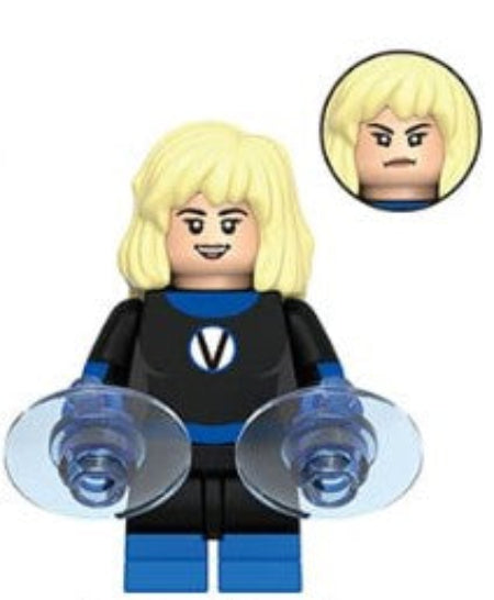valeria richards LEGO minifig, young scientist superhero toy, genius prodigy LEGO-compatible figure