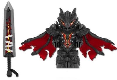Venture into the grim, unforgiving world of Berserk with this custom minifigure set featuring; Guts, the legendary Black Swordsman. This intricately designed set captures Guts’ battle-worn armor, his iconic massive sword, and the indomitable spirit in his eyes, while his trusty steed is rendered with rugged, realistic details that evoke the harshness of the medieval battlefield.

Authentic Guts Design
– Features battle-worn armor, the iconic massive sword, and the Brand of
– A must-have collectible for enth