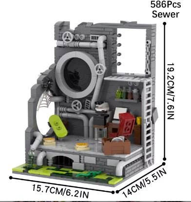 TMNT Sewer playset with figures included - Toys Galore LLC