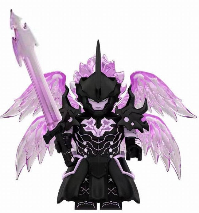 Custom Bellion minifigure made with real LEGO parts — fantasy warrior collectible compatible with LEGO building sets