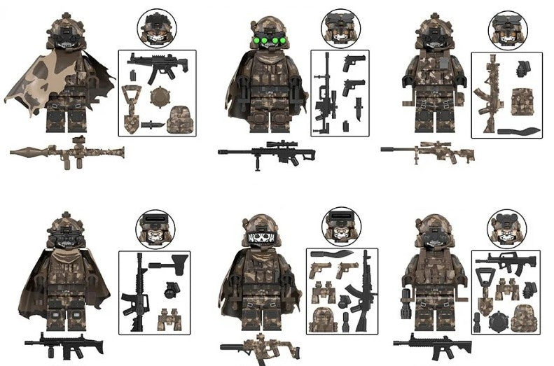 WM6168 military minifig  
engineer sniper minifigure  
army custom lego figure  
tactical soldier minifig  
combat engineer lego compatible  
military series brick toy  
sniper minifigure custom  
