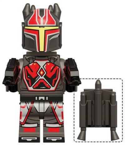 Star Wars Commander Custom LEGO Minifigure - Battle-Ready Armor with Signature Weapon