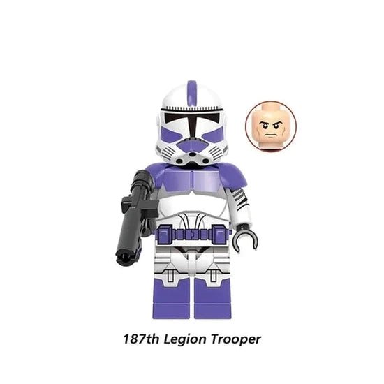 Custom LEGO Legion Trooper minifigure from Star Wars, featuring detailed armor, a blaster weapon, and the iconic helmet design, embodying the elite soldiers of the Galactic Empire.