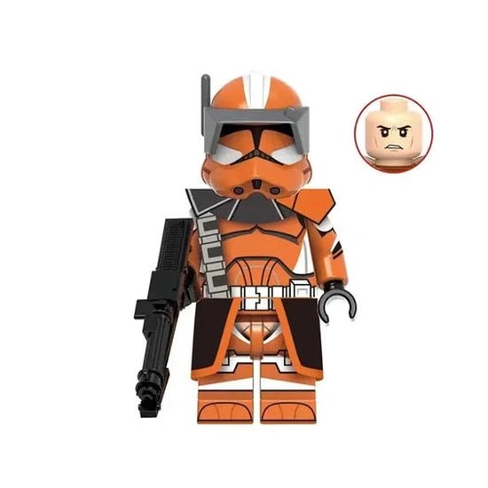 Custom LEGO Legion Trooper minifigure from Star Wars, featuring detailed armor, a blaster weapon, and the iconic helmet design, embodying the elite soldiers of the Galactic Empire.