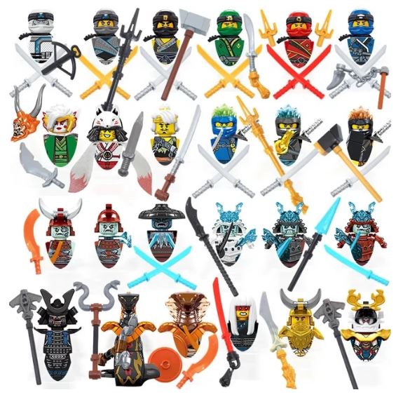 24Pcs Set Ninjago Anime Minifigures dg1001 - Toys Galore LLC