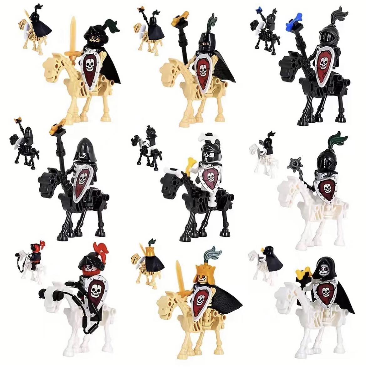 9pc Skelaton Knight set - Toys Galore LLC