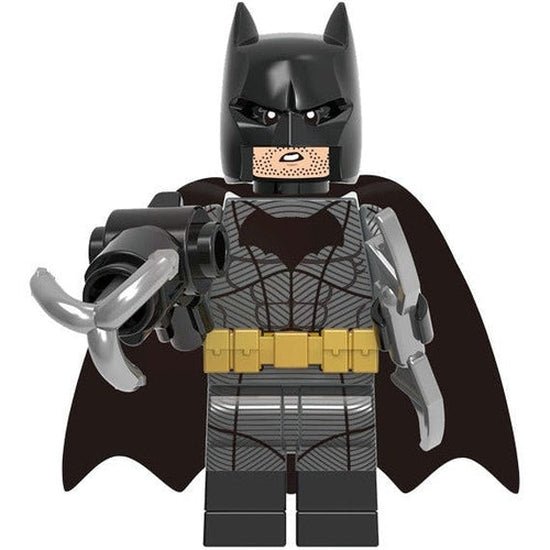 Custom LEGO Batman and DC characters minifigures featuring dynamic poses, vibrant colors, and detailed costumes, blending iconic designs with anime-inspired aesthetics, showcasing unique accessories and expressions that capture the essence of each character's personality and heroic nature."