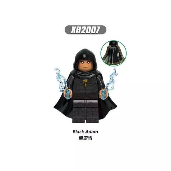 Custom LEGO Batman and DC characters minifigures featuring dynamic poses, vibrant colors, and detailed costumes, blending iconic designs with anime-inspired aesthetics, showcasing unique accessories and expressions that capture the essence of each character's personality and heroic nature."